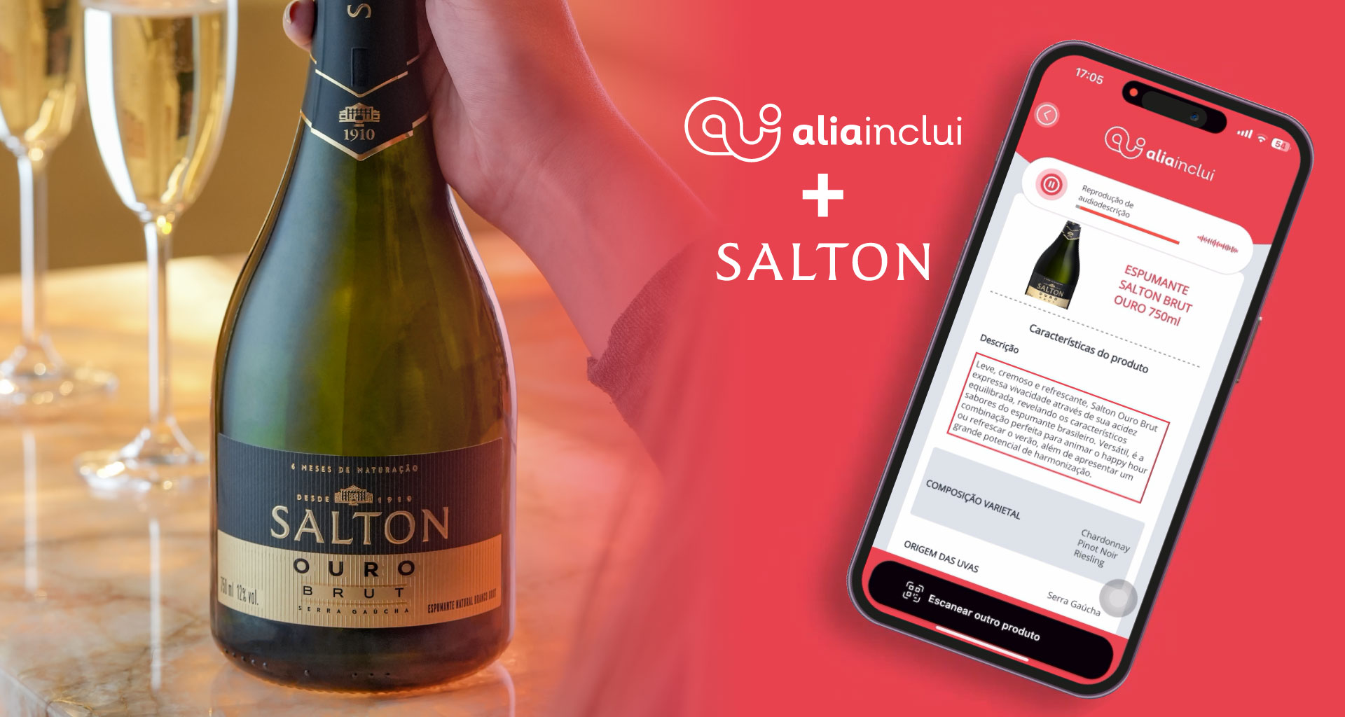 Acessibilidade à mesa: como a Salton torna o ato de brindar mais inclusivo